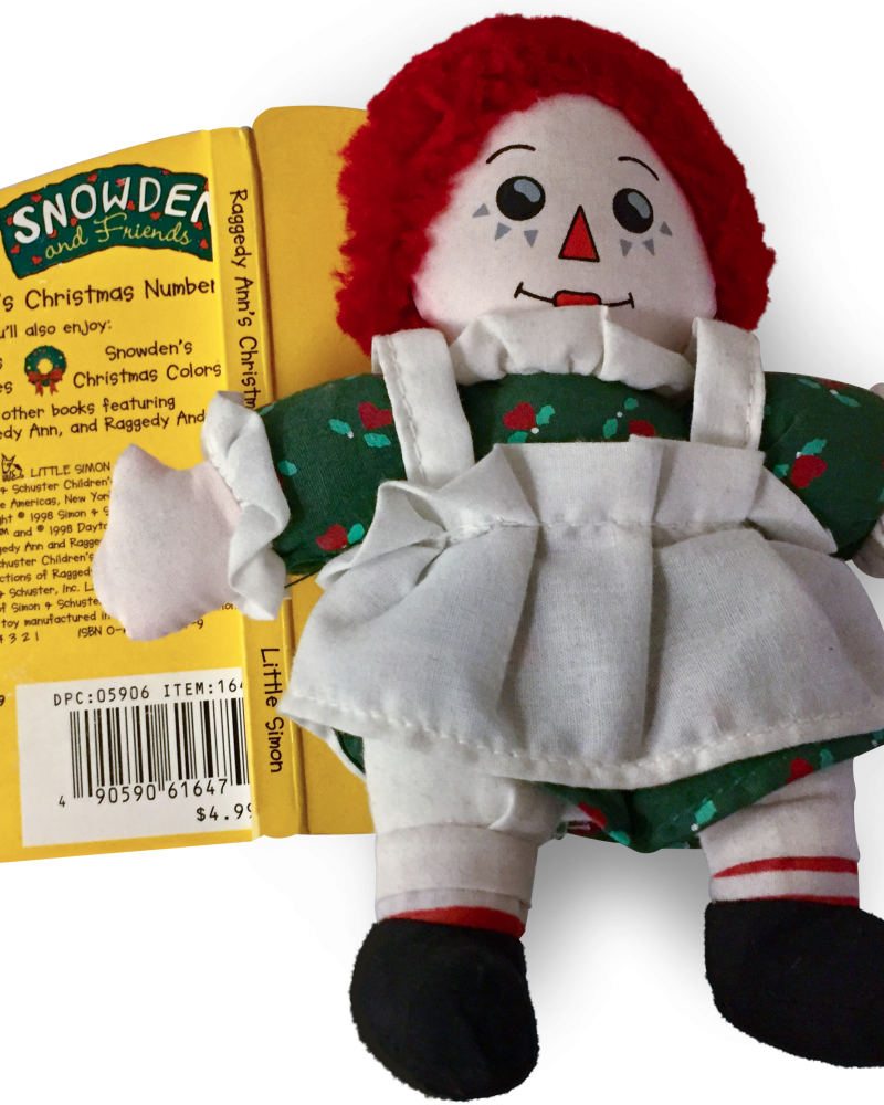 Cover of Raggedy Anne's Christmas Numbers